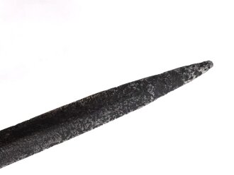 Bayern, Degen für Militärbeamte Modell 1799. Eisengefäß, sechskantige Klinge mit beidseitiger Zierätzung. Guter Gesamtzustand