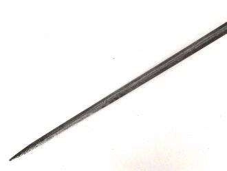 Bayern, Degen für Militärbeamte Modell 1799. Eisengefäß, sechskantige Klinge mit beidseitiger Zierätzung. Guter Gesamtzustand