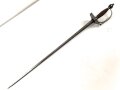 Bayern, Degen für Militärbeamte Modell 1799. Eisengefäß, sechskantige Klinge mit beidseitiger Zierätzung. Guter Gesamtzustand