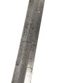 Bayern, Degen für Militärbeamte um 1800. Messinggefäß, sechskantige Klinge mit beidseitiger Ätzung gereinigt, Monogramm MJ unter Krone für König Maximilian I Josef. Guter Gesamtzustand