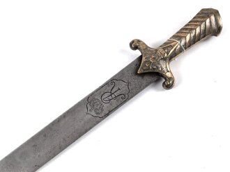 Sachsen , Faschinenmesser / Seitenwaffe des 1729...
