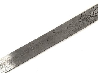 Sachsen , Faschinenmesser / Seitenwaffe des 1729 gegründeten Janitscharenkorps. Ältere Sammleranfertigung in gutem Zustand