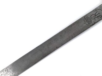 Sachsen , Faschinenmesser / Seitenwaffe des 1729 gegründeten Janitscharenkorps. Ältere Sammleranfertigung in gutem Zustand