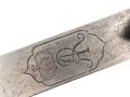 Sachsen , Faschinenmesser / Seitenwaffe des 1729 gegründeten Janitscharenkorps. Ältere Sammleranfertigung in gutem Zustand