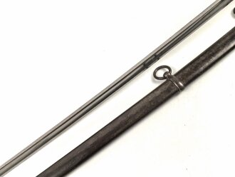 Frankreich, Pallasch in gutem Zustand, Klingenrücken datiert 1849 ? , Scheide und Gefäß Nummerngleich , guter Gersamtzustand