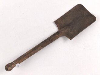 Spaten  Wehrmacht, ungereinigtes Stück aus Scheunenfund