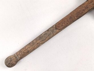 Spaten  Wehrmacht, ungereinigtes Stück aus Scheunenfund