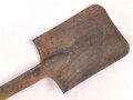 Spaten  Wehrmacht, ungereinigtes Stück aus Scheunenfund