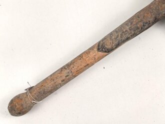Spaten  Wehrmacht, ungereinigtes Stück aus Scheunenfund