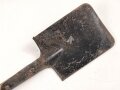 Spaten  Wehrmacht, ungereinigtes Stück aus Scheunenfund