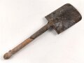 Spaten  Wehrmacht, ungereinigtes Stück aus Scheunenfund