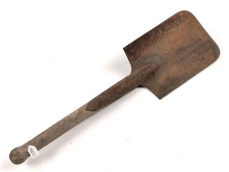 Spaten  Wehrmacht, ungereinigtes Stück aus Scheunenfund