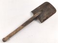 Spaten  Wehrmacht, ungereinigtes Stück aus Scheunenfund