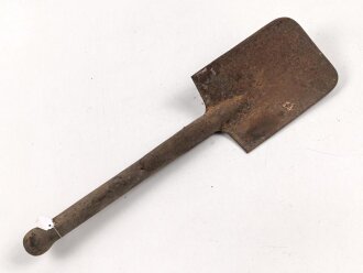 Spaten  Wehrmacht, ungereinigtes Stück aus Scheunenfund, Hersteller REX 1944