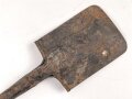 Spaten  Wehrmacht, ungereinigtes Stück aus Scheunenfund