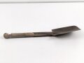 Spaten  Wehrmacht, ungereinigtes Stück aus Scheunenfund, Hersteller ohp 1944