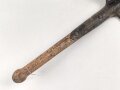 Spaten  Wehrmacht, ungereinigtes Stück aus Scheunenfund