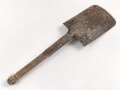 Spaten  Wehrmacht, ungereinigtes Stück aus Scheunenfund