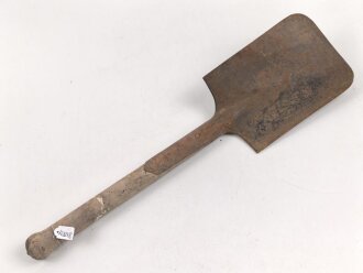 Spaten  Wehrmacht, ungereinigtes Stück aus Scheunenfund, Hersteller ohp 1944