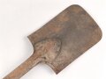 Spaten  Wehrmacht, ungereinigtes Stück aus Scheunenfund, Hersteller ohp 1944 ?