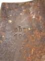 Spaten  Wehrmacht, ungereinigtes Stück aus Scheunenfund, Hersteller ohp 1944 ?