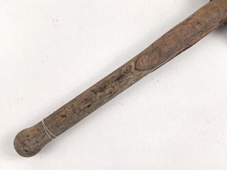 Spaten  Wehrmacht, ungereinigtes Stück aus Scheunenfund, Hersteller REX 1944