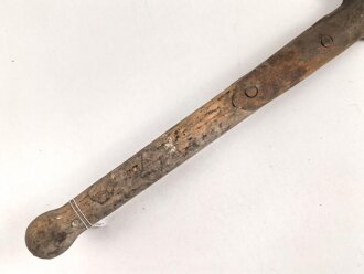 Spaten  Wehrmacht, ungereinigtes Stück aus Scheunenfund