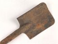 Spaten  Wehrmacht, ungereinigtes Stück aus Scheunenfund