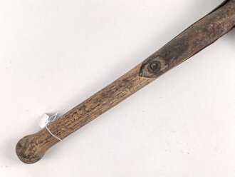 Spaten  Wehrmacht, ungereinigtes Stück aus Scheunenfund