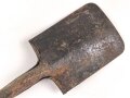 Spaten  Wehrmacht, ungereinigtes Stück aus Scheunenfund