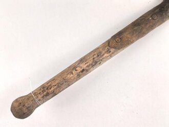Spaten  Wehrmacht, ungereinigtes Stück aus Scheunenfund