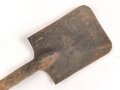 Spaten  Wehrmacht, ungereinigtes Stück aus Scheunenfund
