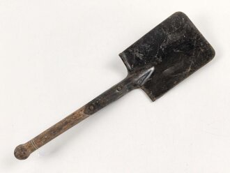 Spaten  Wehrmacht, ungereinigtes Stück aus Scheunenfund