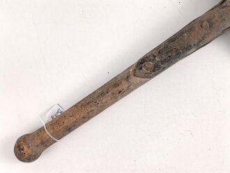 Spaten  Wehrmacht, ungereinigtes Stück aus Scheunenfund