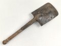 Spaten  Wehrmacht, ungereinigtes Stück aus Scheunenfund