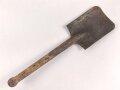 Spaten  Wehrmacht, ungereinigtes Stück aus Scheunenfund