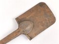 Spaten  Wehrmacht, ungereinigtes Stück aus Scheunenfund