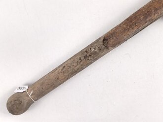 Spaten  Wehrmacht, ungereinigtes Stück aus Scheunenfund
