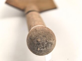 Spaten  Wehrmacht, ungereinigtes Stück aus Scheunenfund