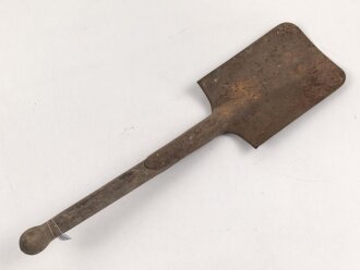 Spaten  Wehrmacht, ungereinigtes Stück aus Scheunenfund