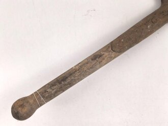 Spaten  Wehrmacht, ungereinigtes Stück aus Scheunenfund