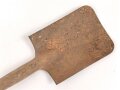 Spaten  Wehrmacht, ungereinigtes Stück aus Scheunenfund