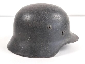 Luftwaffe, Stahlhelm Modell 1940. Ungereinigter Scheunenfund, in allen Teilen Original, hkp62.