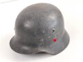Luftwaffe, Stahlhelm Modell 1940. Ungereinigter Scheunenfund, in allen Teilen Original, hkp62.