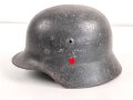 Luftwaffe, Stahlhelm Modell 1940. Ungereinigter Scheunenfund, in allen Teilen Original, hkp62.