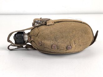 Feldflasche Wehrmacht, Ausführung 1 Liter, leicht mottig.