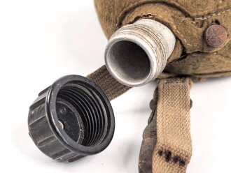 Feldflasche Wehrmacht, Ausführung 1 Liter, leicht mottig.