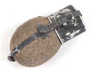 Feldflasche Wehrmacht, gebraucht, ungereinigt