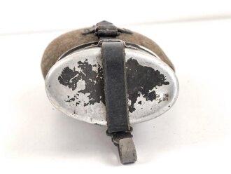 Feldflasche Wehrmacht, gebraucht, ungereinigt