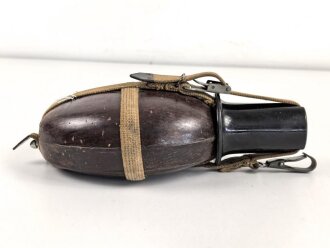 Feldflasche Wehrmacht, Tropenausführung, guter Gesamtzustand